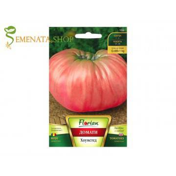 Сортови семена на директни розови домати Хоумстед (нехибриден сорт гигант)