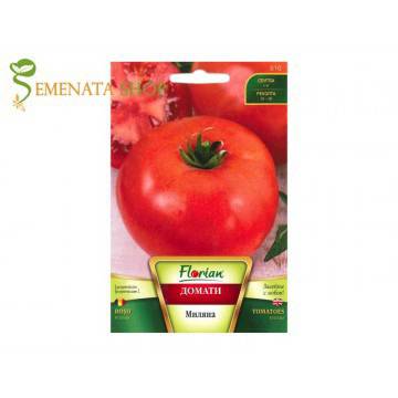 Семена на сортове домати Миляна за отглеждане без колове