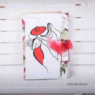 1042-MB. Подвързия за книга с рисунка