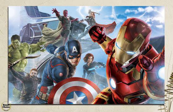 Картина пано за стена от 1 част с детски мотив – Отмъстителите – HD-679-1