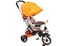 Триколка с родителски контрол Kikka 2в1 Vetta Orаnge с меки гуми/ 2017г.