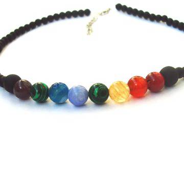 Семпло Унисекс Колие `7 Чакри`