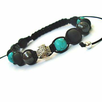 Мъжка Гривна с Минерали Titan