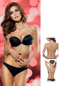 Малена – магазин за супер пуш-ъп сутиен със силиконов гръб и двоен гел Лормар Lormar сутиени плюс два размера