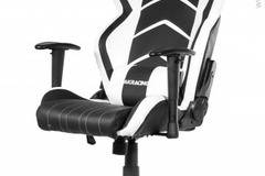 Геймърски стол AKRACING Player Gaming Chair черен бял