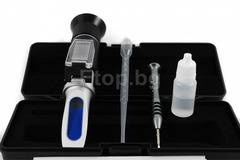 Рефрактометър за захар, захаромер, брикс, захарност в плодов сок, вино, ракия, Brix 0-32%