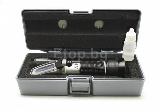 Професионален рефрактометър за антифриз, adblue, течност за чистачки, електролит акумулатори 5в1