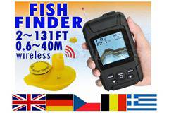 Влагоустойчив безжичен сонар за риболов с обхват 180m