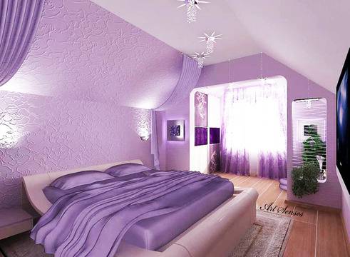 Красиви декорации в спалнята