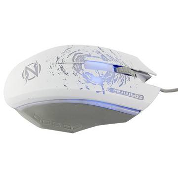 Геймърска мишка, ZornWee Pioneer XG73, Оптична, Бял артикул 610