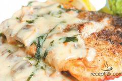 Панирана риба в сос на фурна