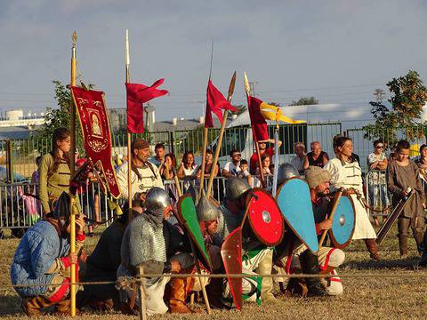 Зрелищна възстановка на битката край Ахелой за 1100 годишнина от победата на цар Симеон I (СНИМКИ)