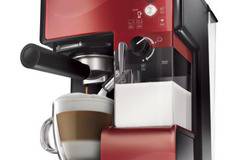 Еспресо машина Breville Prima Latte VCF046X-01, Функция разпенване на млякото, Функция Cappuccino, Самопочистване, 15 бара,…