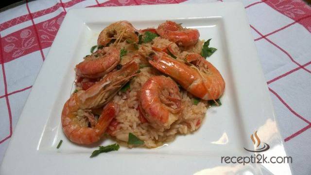 Ризото с морски дарове