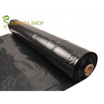 Професионален черен филм (черно фолио) за мулчиране против плевели на домат и зеленчуци
