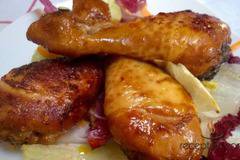 Мариновани печени бутчета