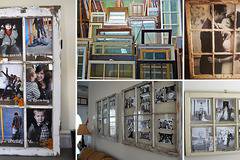 Рамка за снимки от стар прозорец