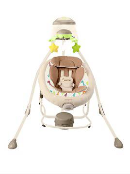НОВО!!! Музикална електрическа люлка-шезлонг 2в1 Savannah