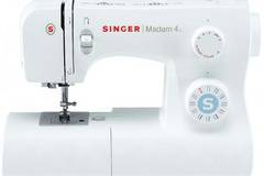Шевна машина Singer Madam 4, 90 w, 23 програми, Включен комплект аксесоари, Педал, Бяла