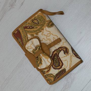 5005-MB. Винтидж Портмоне, несесер с огледало