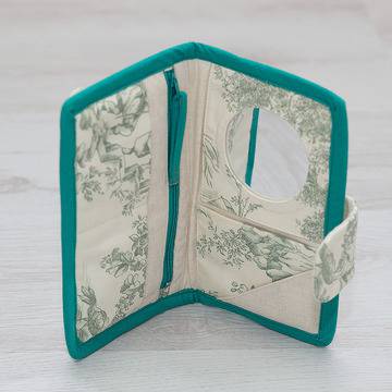 5008-MB. Дамско Шаби Шик Портмоне с огледало