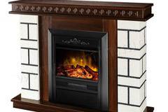 Комплект Арт Флейм, Облицовка „Назарий Мини“ и Електрическа камина „Кристина“, 1900W