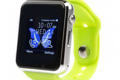 Часовник Smartwatch с Телефон iUni A100i, Bluetooth, Слот за SIM карта, Камера, Зелен