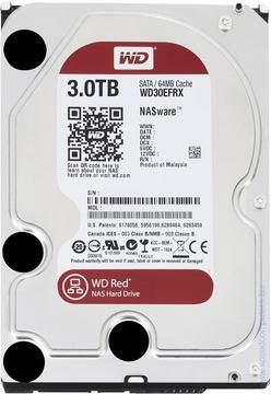 Твърд диск Western Digital Caviar Red 3TB 7200rpm 64MB cache SATA III артикул WD30EFRX