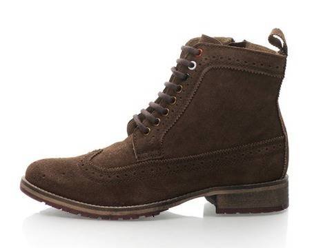 Кафяви велурени боти-Gioseppo