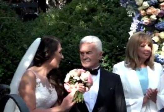 Волен и Деница узакониха брака си под засилени мерки за сигурност