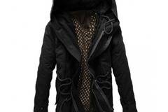 Мъжко зимно палто с качулка