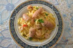 Талиатели с морски дарове