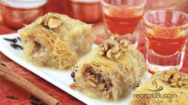 Кадаиф с орехови ядки