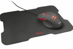 Мишка TRUST Ziva Gaming с подложка