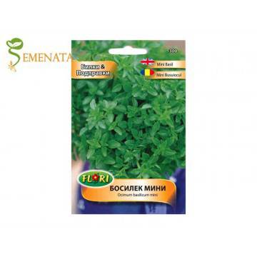 Семена на мини босилек за саксия и градина – плътен аромат и страхотен вкус