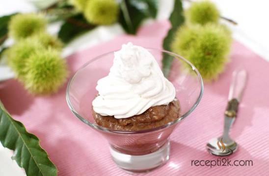 Рецепта за: Крем от кестени с ром