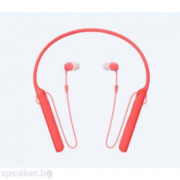 Слушалки SONY WI-C400 червен