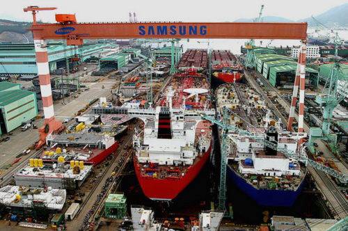 Южна Корея се нарежда на първо място по обем поръчки в корабостроителната индустрия