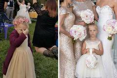 36 забавни снимки с деца на сватба