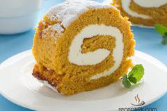 Тиквено руло със сметанова плънка