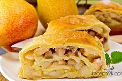 Рецепта за: Щрудел с круши