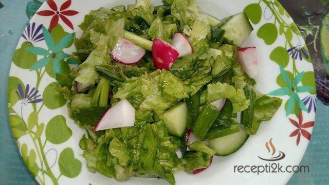 Рецепта за: Зелена салата