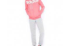 ADIDAS Essential Linear Tracksuit Pink ДАМСКИ СПОРТЕН ЕКИП