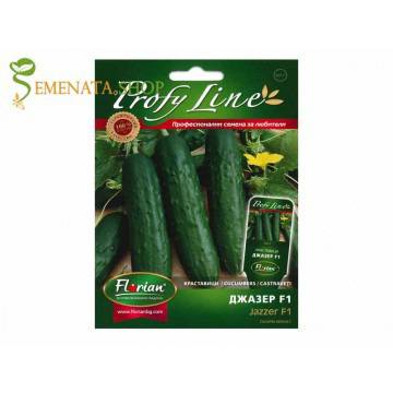 Семена на късоплодни краставици Джазер F1 (Jazzer F1) – супер вкусна градинска салатна краставица