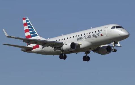 Американските авиолинии направиха поръчка за закупуване на 10 самолета Embraer E175