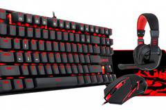 Redragon Essentials слушалки, клавиатура, мишка и пад – Геймърски комплект