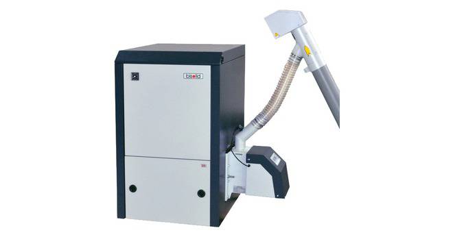 Котел на пелети BiSolid 18-30kW на специална цена в Биомаса Център на фирма Андромеда 7 ООД