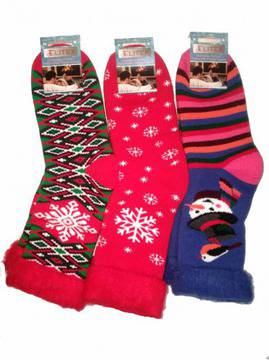 Коледни домашни чорапи