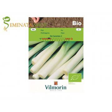 Сертифицирани Био семена на праз лук – ароматен и много вкусен сорт De Carentan 2