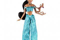 Оригинална Disney кукла Жасмин с фигурка маймунка